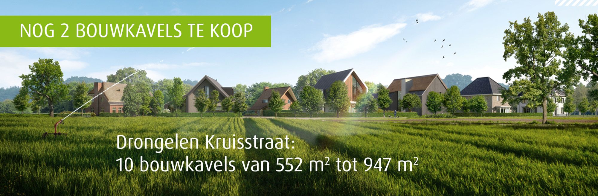ruimte voor bouwkavels in Brabant