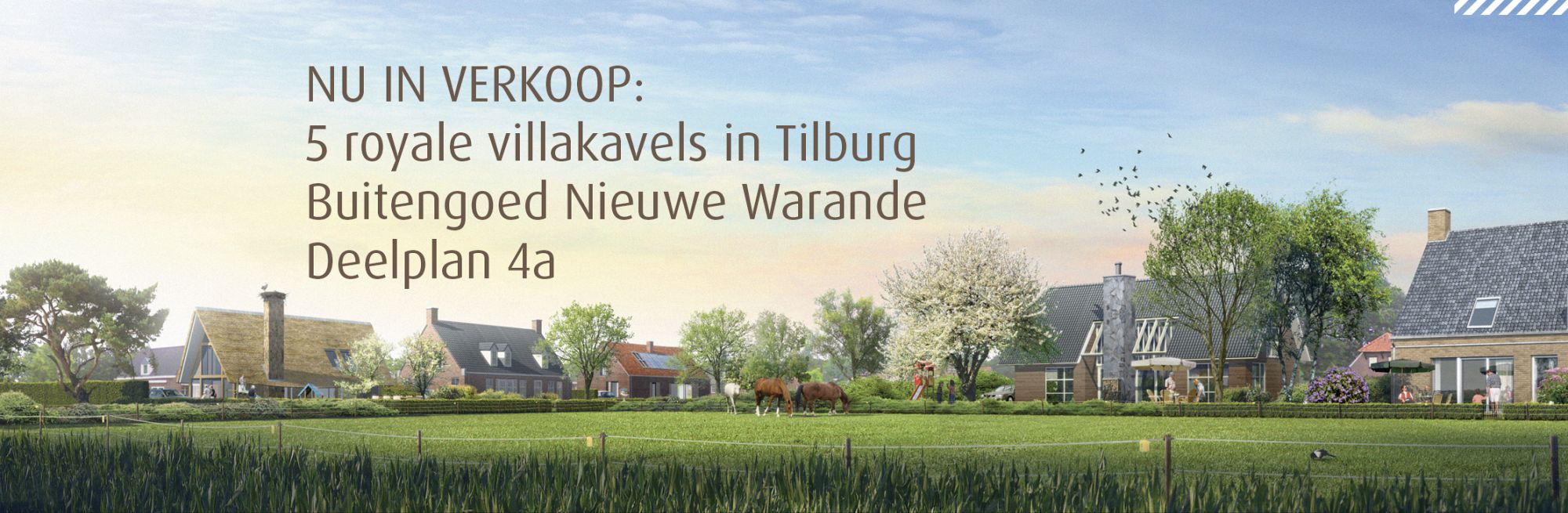 ruimte voor bouwkavels in Brabant