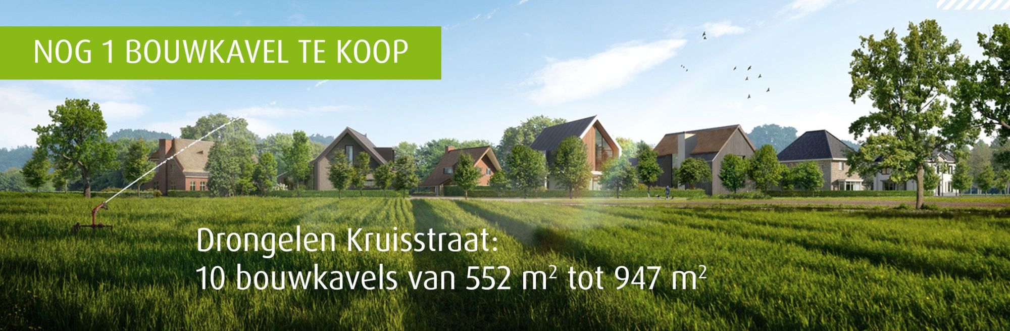 ruimte voor bouwkavels in Brabant