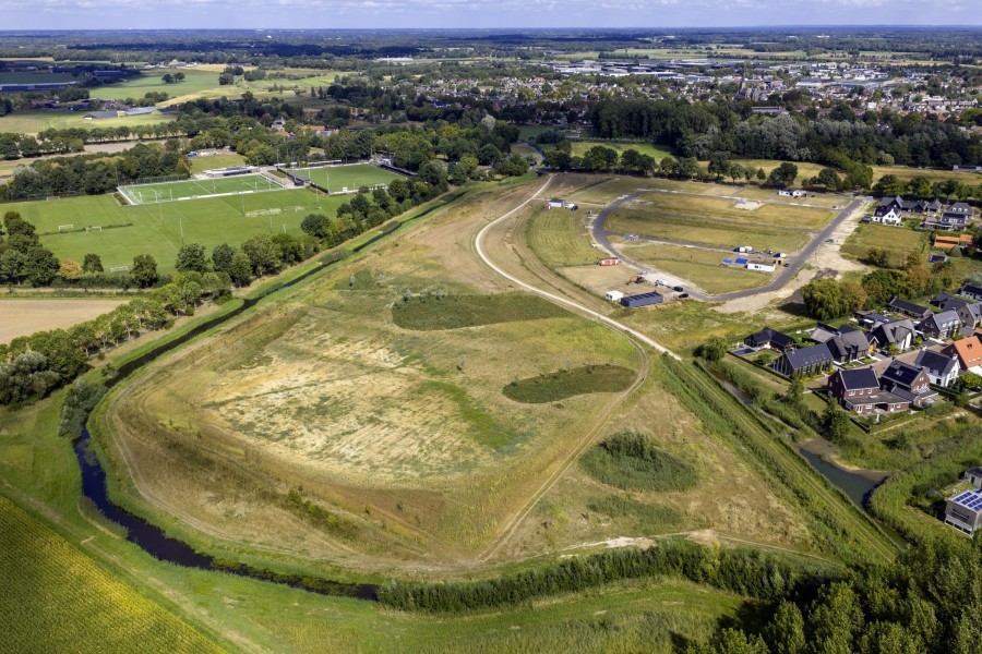 Ruimte voor Ruimte Laarbeek Heuvelsche Velden droneshot Goorloop